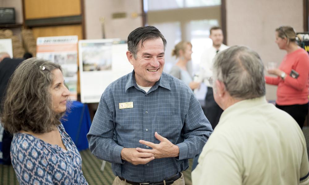 Mark Luce, MTC Commissioner and Napa County Supervisor, attends Plan Bay Area Outreach in Napa, 6-9-16