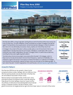 Plan Bay Area 2050: Napa County Fact Sheet